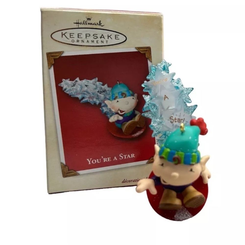 Vintage Hallmark Keepsake Ornament 2002 - You're A Star New - Picture 2 of 7